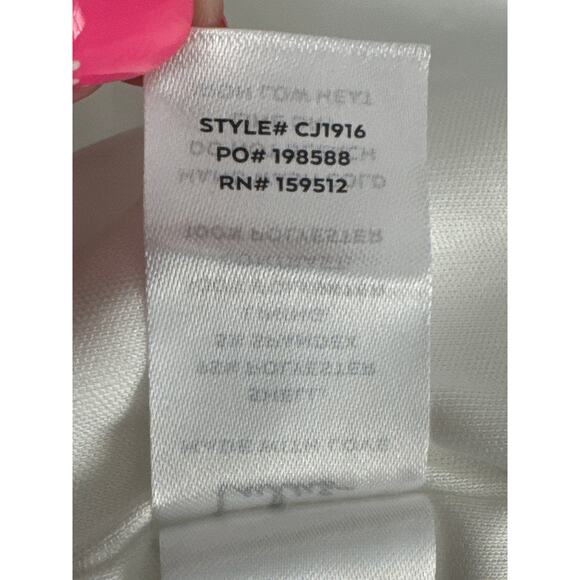 NWT Lulus Write Your Own Romance White Embroidered Long Sleeve Jumpsuit Size M - Picture 8 of 13